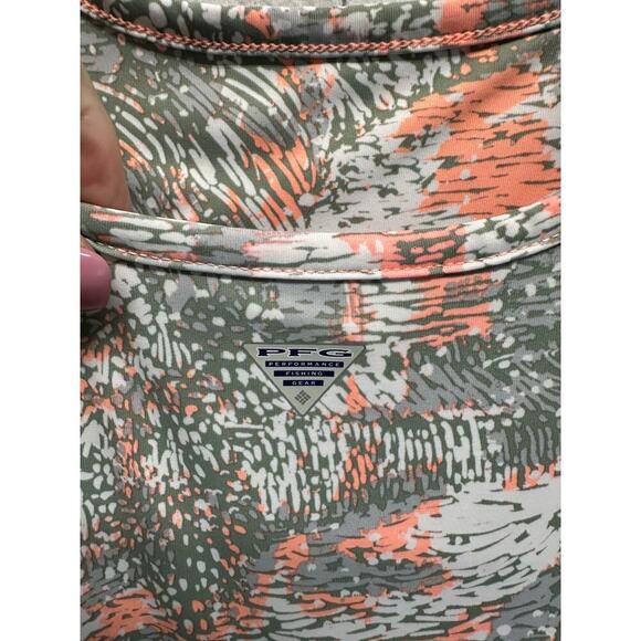 NWOT Columbia PFG Omni-Freeze Advanced Cooling Tank Dress S Green Orange - Picture 7 of 9